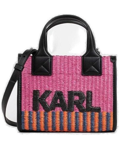 Women's K/Logo Beach Terry Tote BAG by KARL LAGERFELD