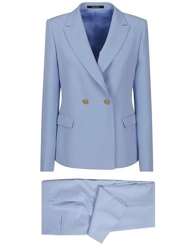 Tagliatore Double-breasted Two-piece Suit Set - Blue