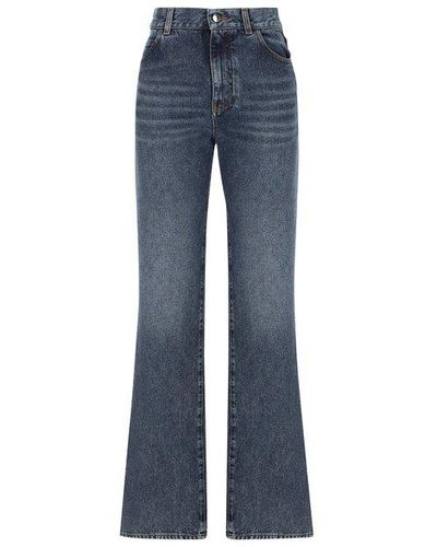 Chloé High-waisted Flared Jeans - Blue