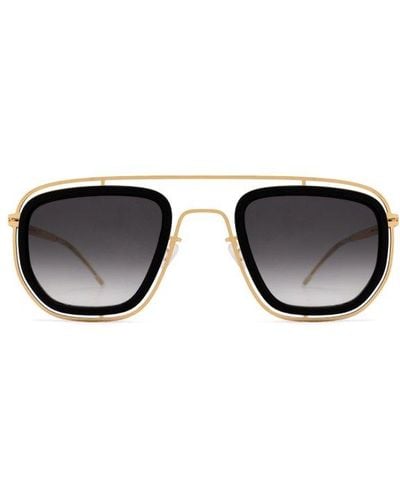 Mykita Ferlo Aviator Frame Sunglasses - Black
