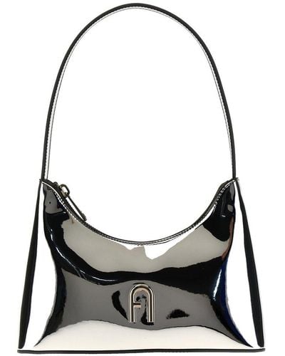 Furla Diamante Mini Shoulder Bags - Black