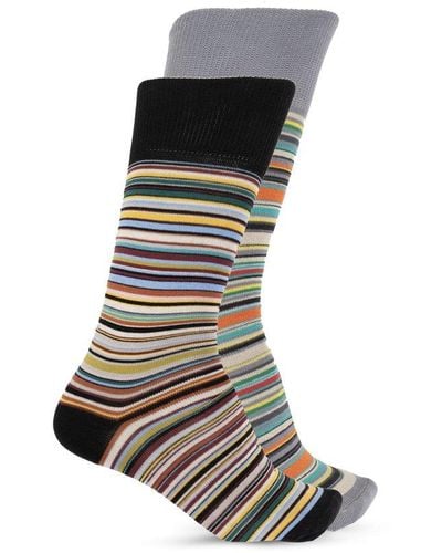 Paul Smith Two-pack Of Socks, - Multicolour