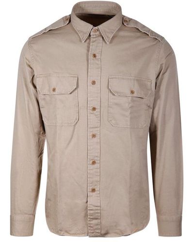 Polo Ralph Lauren Long Sleeved Buttoned Shirt - Gray