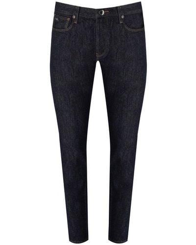 Emporio Armani J75 Slim-fit Jeans - Blue