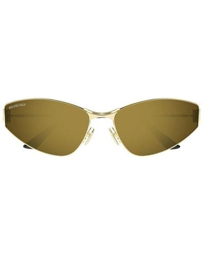 Balenciaga Cat Eye Frame Sunglasses - Green
