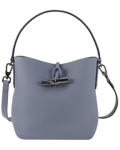 Longchamp Roseau Essential - Bucket Bag S - Blue
