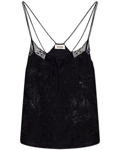 Zadig & Voltaire ‘Capela’ Tank Top - Black