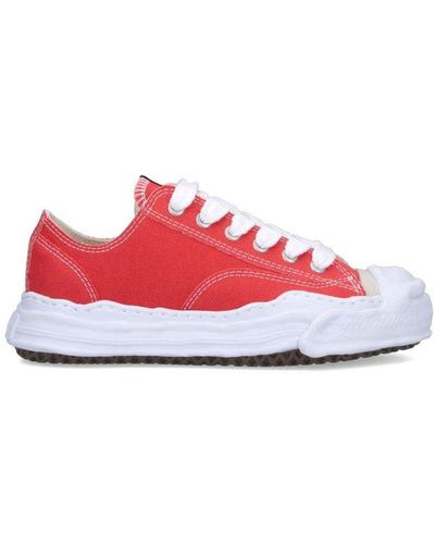 Maison Mihara Yasuhiro Hank Lace-up Sneakers - Red