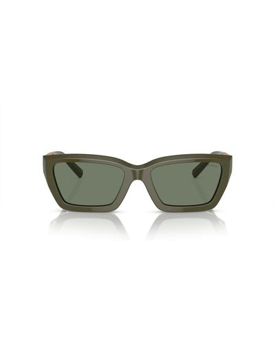 Tiffany & Co. Rectangle Frame Sunglasses - Green