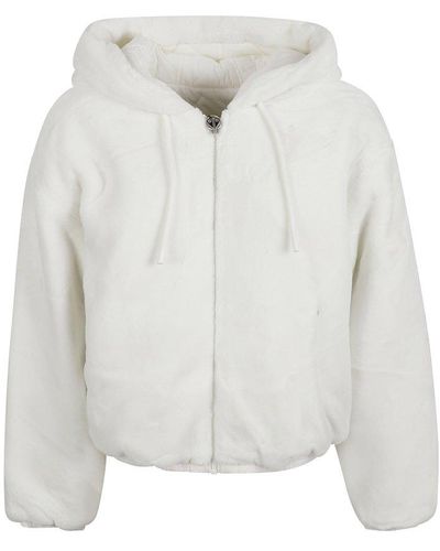 Moose Knuckles Reversible Quilted Eaton Bunny Hoodie - White