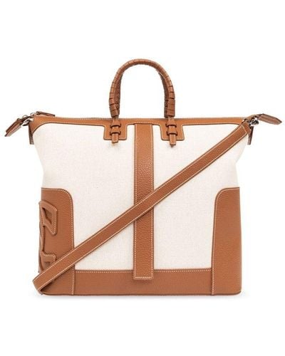 Casadei C-style Zipped Tote Bag - Multicolour