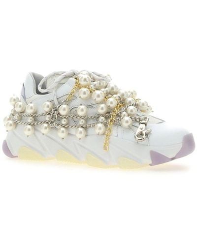 Junya Watanabe Embellished Low-top Sneakers - White