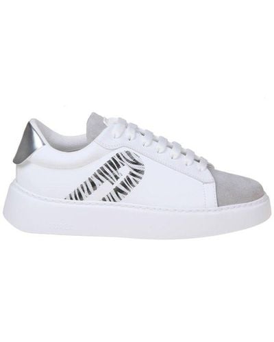 Furla Round-toe Lace-up Trainers - White