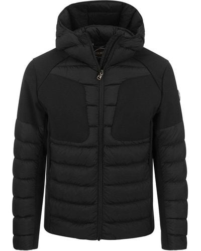 Colmar Panelled Hooded Padded Jacket - Black