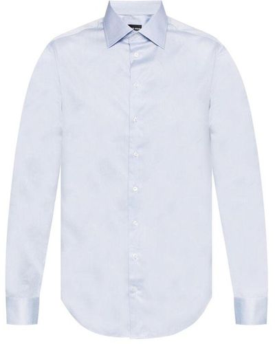 Giorgio Armani Buttoned Shirt, , Light - White