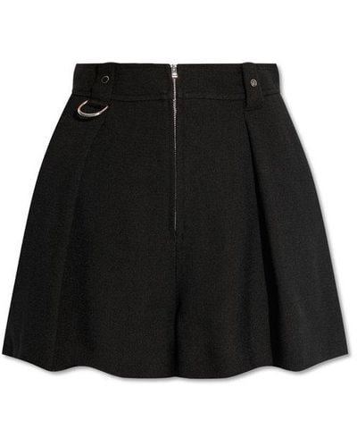 IRO 'malda' Pleated Shorts, - Black