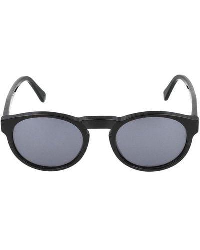 Retrosuperfuture Round Frame Sunglasses - Black