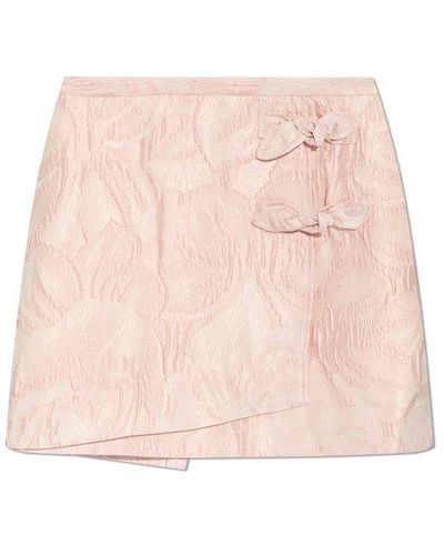 Ganni Short Skirt, - Pink