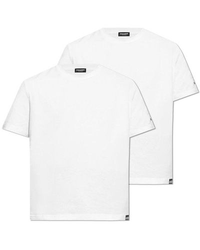 DSquared² Pack Of Two Crewneck T-shirt - White