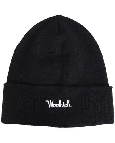 Woolrich Wool Beanie - Black