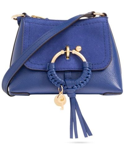 See By Chloé Joan Zip-up Mini Top Handle Bag - Blue