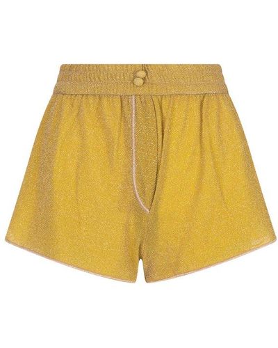 Oséree Citron Lumiere Shorts - Yellow