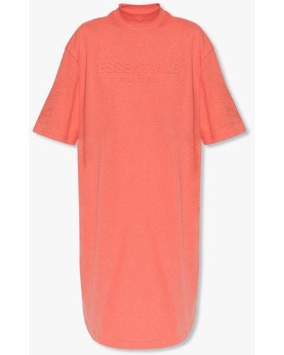Fear Of God Dress With Logo - Pink