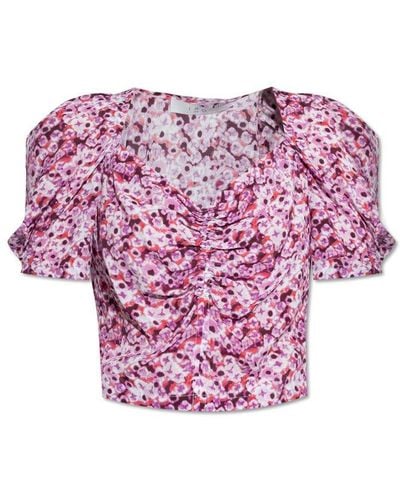 IRO 'nunila' Patterned Top, - Pink