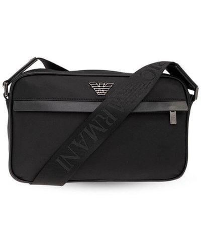 Emporio Armani The 'sustainability' Collection Shoulder Bag, - Black