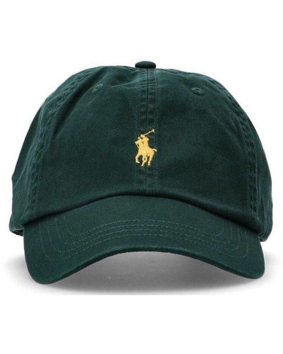 Polo Ralph Lauren Pony Embroidered Slip-on Baseball Cap - Green