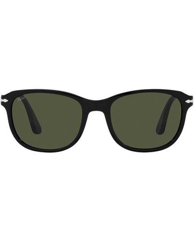 Persol Rectangular Frame Sunglasses - Green
