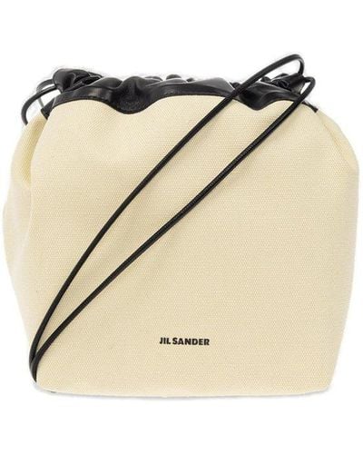 Jil Sander ‘Dumpling’ Bucket Bag - Natural