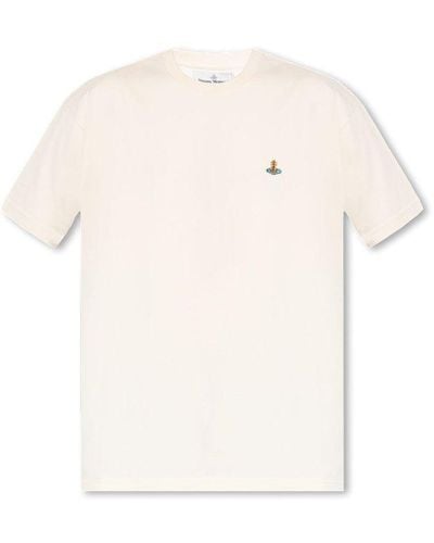 Vivienne Westwood T-shirt With Logo, - White