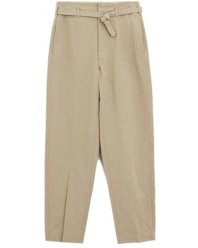 Lemaire Loose Fit Chino Trousers - Natural