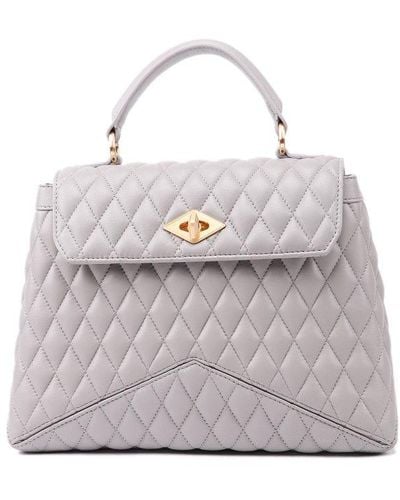 Ballantyne Diamond Quilted Handbag - Gray