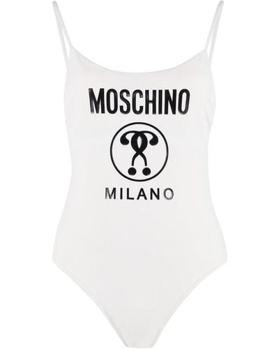 Moschino White Logo Bathrobe main image 1
