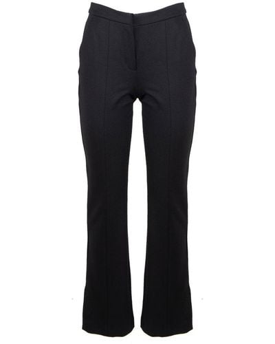 Karl Lagerfeld High-waist Straight-leg Pants - Blue