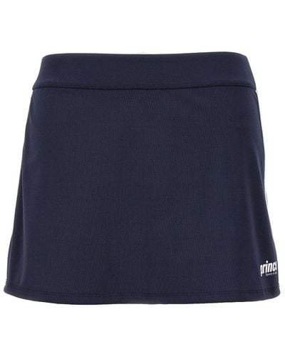 Sporty & Rich Prince Sporty Stripe Detailed Mini Skirt - Blue