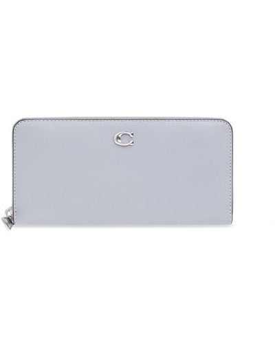 COACH Leather Wallet - White