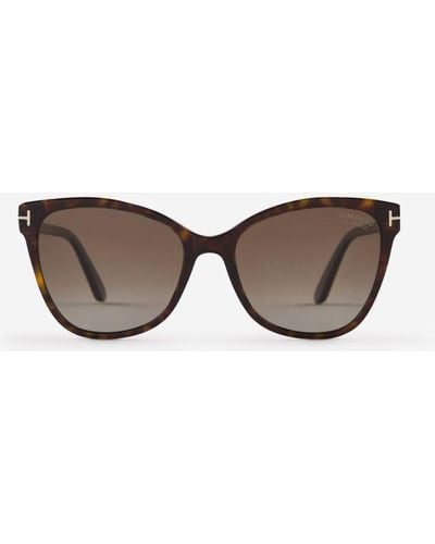 Tom Ford Ani Cat-eye Frame Sunglasses - Gray