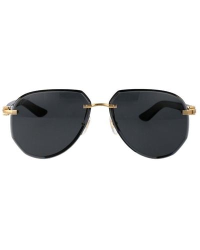 Cartier Aviator Sunglasses - Black