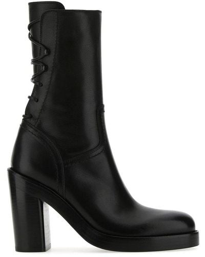 Ann Demeulemeester Henrica High Heeled Boots - Black