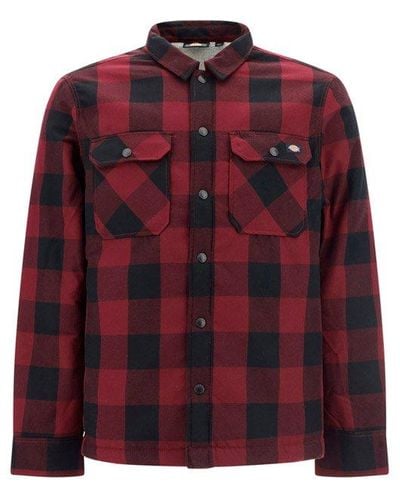 Dickies Check Patterned Shirt - Red