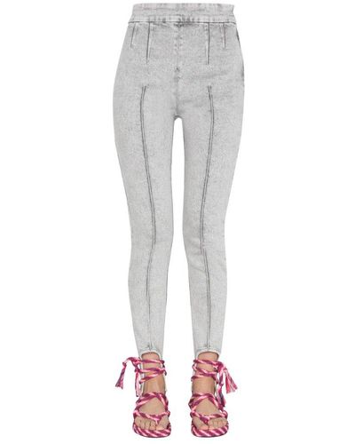 Isabel Marant Stirrup Skinny Jeans - Gray