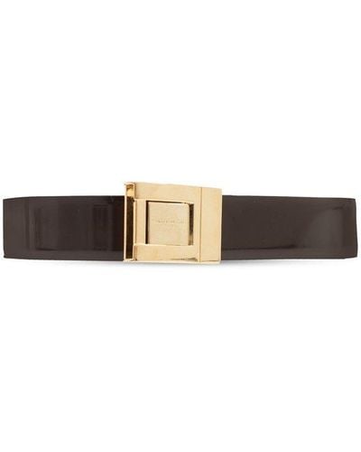 Saint Laurent Leather Belt - Brown