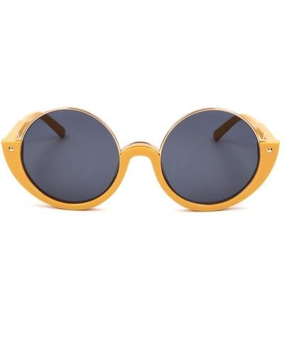 Marni Round-frame Sunglasses - Blue