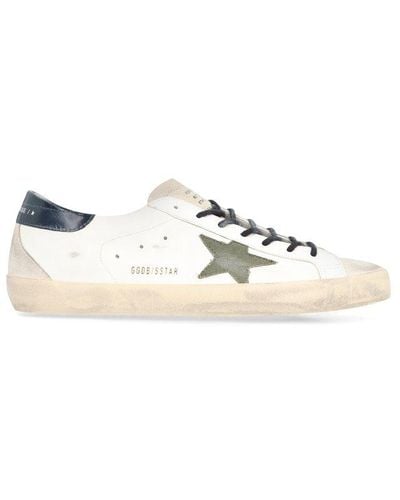 Golden Goose Super-Star Low-Top Sneakers - White