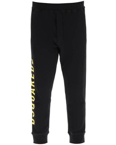 DSquared² Sweatpants With Logo - Black