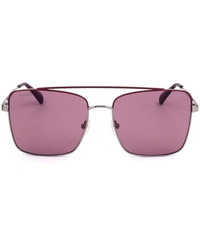MAX&Co. Square Frame Sunglasses - Purple