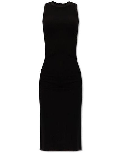 Jil Sander Silk Sleeveless Dress, ' - Black